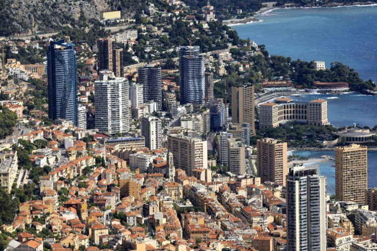 Vue aérienne de Monaco, lel 29 septembre 2022 ( AFP / Valery HACHE )