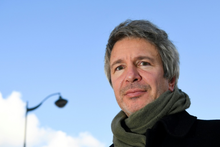 Eric Vuillard le 8 novembre 2019, à Rennes ( AFP / Damien MEYER )