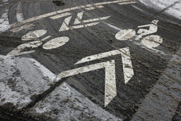 Avec plus de 12.000 kilomètres de nouvelles pistes cyclables ou voies vertes et près de 3.000 kilomètres de "véloroutes" touristiques supplémentaires depuis 2020, le vélo a tenu le haut du pavé depuis les dernières élections municipales ( AFP / JOEL SAGET )