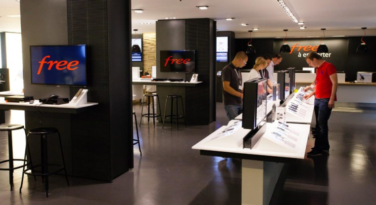 Un Free Center, à Paris. (© Iliad)