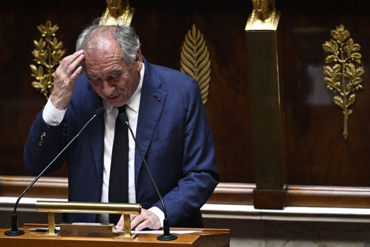 François Bayrou, à l'Assemblée nationale, le 1er juillet 2025 ( AFP / JULIEN DE ROSA )