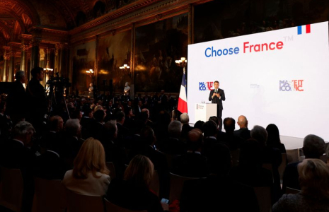 Sommet de l'investissement "Choose France" à Versailles