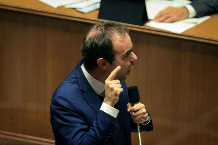 Le Premier ministre Sébastien Lecornu, le 31 octobre 2025 à l'Assemblée nationale à Paris ( AFP / Alain JOCARD )
