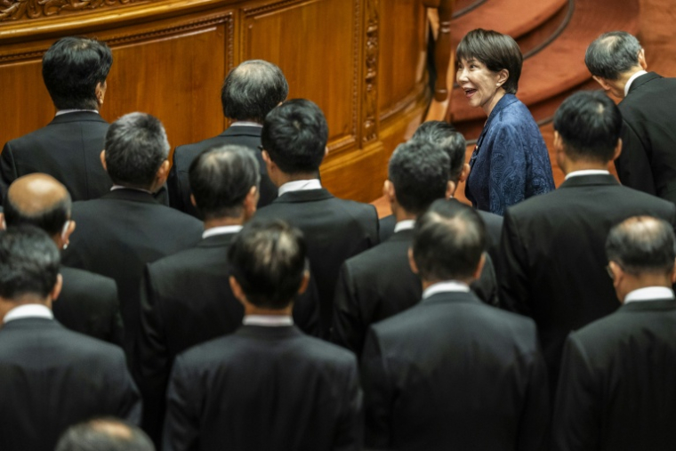 La Première ministre japonaise Sanae Takaichi le 5 octobre 2026, à Tokyo ( AFP / Yuichi YAMAZAKI )