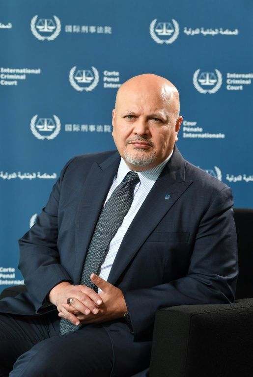 Le procureur général de la Cour pénale internationale Karim Khan au siège de la CPI à La Haye le 27 mai 2022.  ( AFP / JOHN THYS )