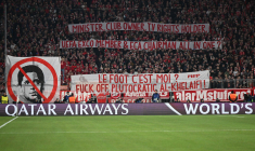 Les supporters du Bayern Munich déploient une nouvelle banderole contre le PSG et Nasser Al-Khelaïfi