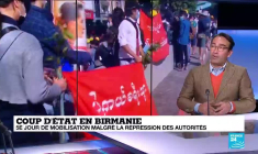 Coup d'État en Birmanie : 5ème jour de mobilisation malgré la répression des autorités