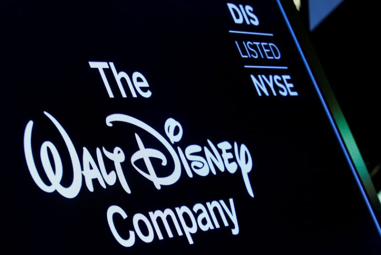 Le logo de Walt Disney sur le parquet du NYSE