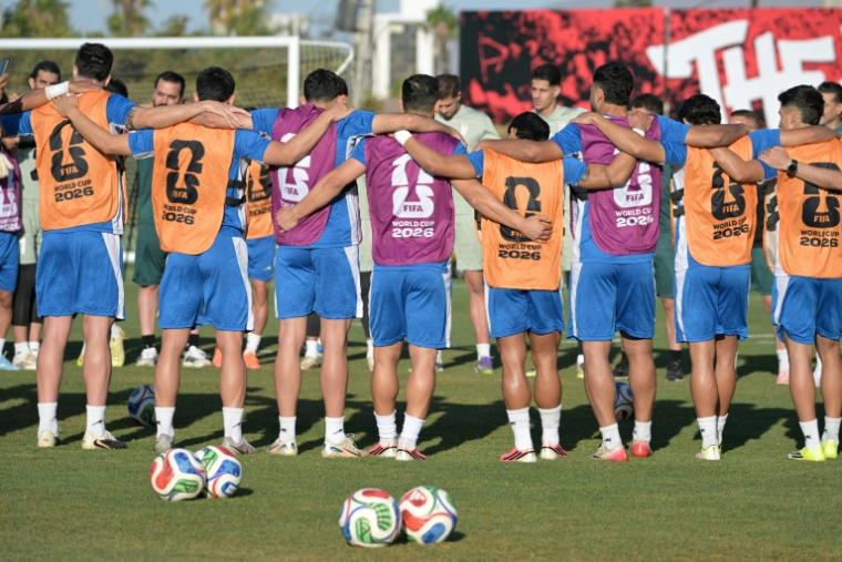 L'équipe d'Iran à l'entraînement, le 13 juin 2026 à Tijuana au Mexique ( AFP / Guillermo Arias )