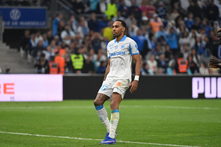 Aubameyang puni par l'OM pour le match au Havre pour une histoire d'extincteur