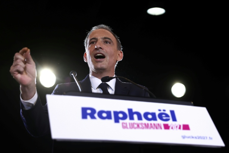 Raphaël Glucksmann, vainqueur de la primaire ssociale-démocrate, le 11 octobre 2026 à Paris ( AFP / ROMAIN PERROCHEAU )