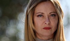 La cheffe du gouvernement italien Giorgia Meloni à Antibes, France, le 25 juin 2026 ( POOL / Manon Cruz )