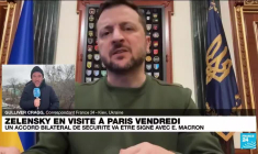 Guerre en Ukraine : Volodymyr Zelensky va rencontrer Emmanuel Macron à Paris vendredi