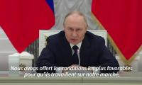 Poutine menace d’"étrangler" les entreprises occidentales en Russie