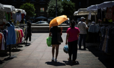 Sur un marché de Toulouse le 27 mai 2026 ( AFP / Lionel BONAVENTURE )