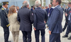 François Bayrou arrive à Rolland-Garros avant son discours devant le Medef
