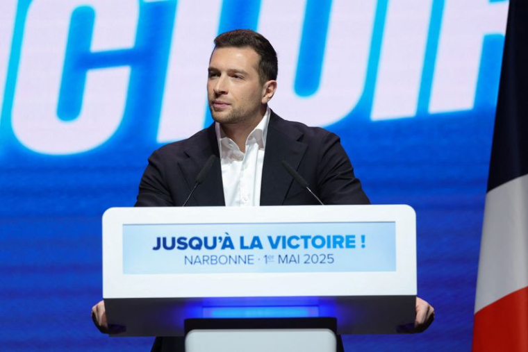Jordan Bardella, président du parti Rassemblement National