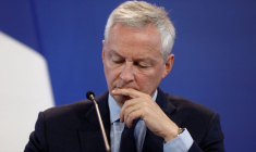 Bruno Le Maire, ministre français de l'Économie, des Finances, de l'Industrie et de la Sécurité numérique