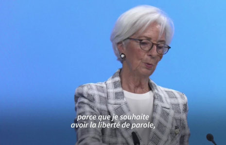 "Je veux avoir la liberté de parole", dit Lagarde qui quitte la BCE