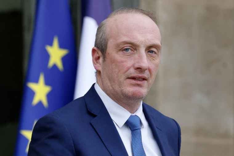 Laurent Marcangeli à Paris, le 29 janvier 2025. ( AFP / LUDOVIC MARIN )