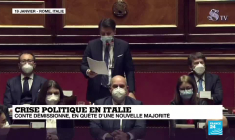 Crise politique en Italie : G. Conte démissionne, le gouvernement en quête d'une nouvelle majorité