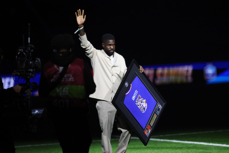 Umtiti honoré au Parc