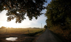 Vue générale de la campagne dans l'ouest de la France