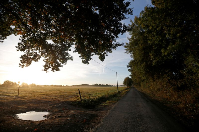 Vue générale de la campagne dans l'ouest de la France
