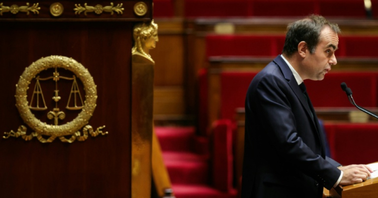 Le Premier ministre Sébastien Lecornu s'exprime devant  l'Assemblée nationale, le 24 octobre 2025 à Paris  ( AFP / Alain JOCARD )