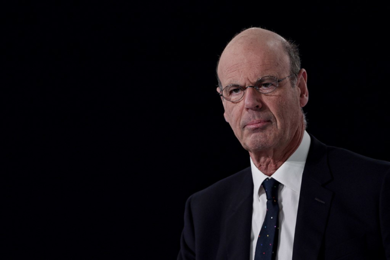 Eric Lombard, à Boulogne-Billancourt, le 9 avril 2025 ( AFP / STEPHANE DE SAKUTIN )