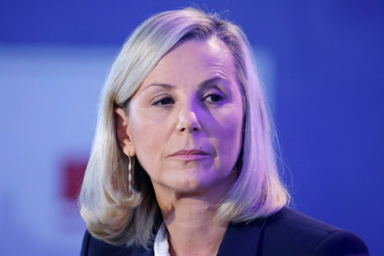 La journaliste Laurence Ferrari, le 7 novembre 2023 à Paris ( AFP / Ludovic MARIN )