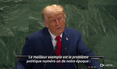 Trump lance une attaque désinhibée contre l'ONU et l'Europe