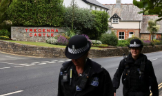 LA POLICE BRITANNIQUE MOBILISÉE POUR LES MANIFESTATIONS ANTI-G7