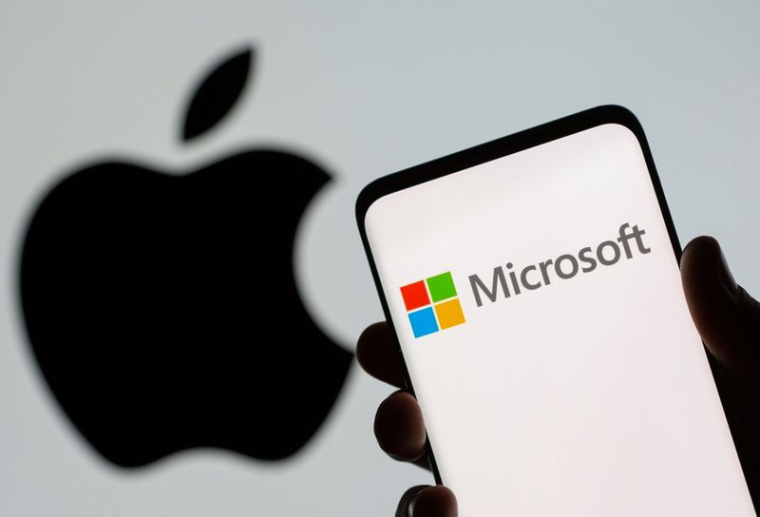 APPLE POURRAIT CÉDER LA PLACE DE PREMIÈRE CAPITALISATION MONDIALE À MICROSOFT