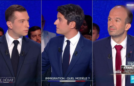 Premier débat avant les élections législatives : trois blocs politiques bien distincts