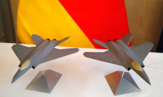 Des maquettes du SCAF franco-germano-espagnol à Paris
