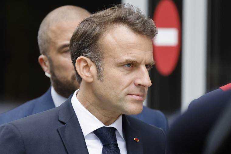 Emmanuel Macron, le 7 juillet 2024, à Paris ( AFP / LUDOVIC MARIN )