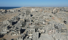 Vue aérienne des destructions à Gaza-ville, le 15 octobre 2025 ( AFP / - )