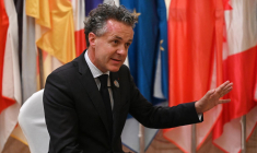 Christophe Béchu à Chennai, en Inde, le 28 juillet. ( AFP / R.SATISH BABU )