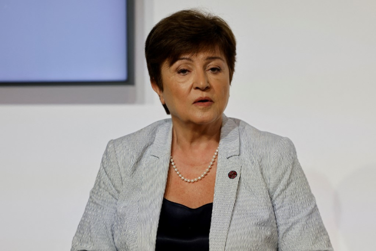 Kistalina Georgieva à Paris, le 22 juin 2023. ( POOL / LUDOVIC MARIN )