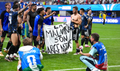 La banderole argentine autorisée après la finale ?