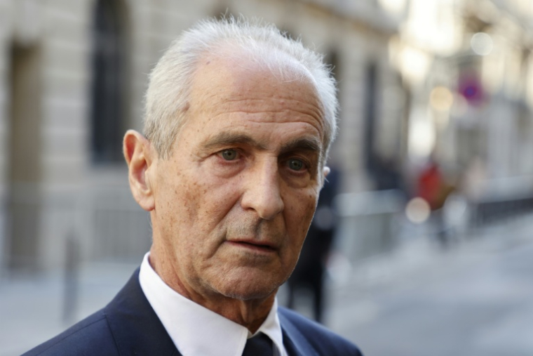 L'ancien maire de Toulon Hubert Falco le 7 mars 2022 à Paris ( AFP / Ludovic MARIN )