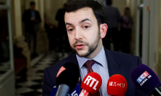 Jean-Philippe Tanguy à Paris, le 19 décembre 2023. ( AFP / LUDOVIC MARIN )