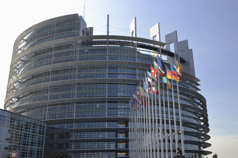 Le Parlement européen à Strasbourg. (crédit : A. Prévot/ Flickr)