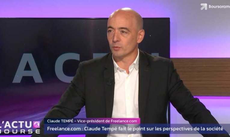 Freelance.com : Claude Tempé fait le point sur les perspectives du groupe