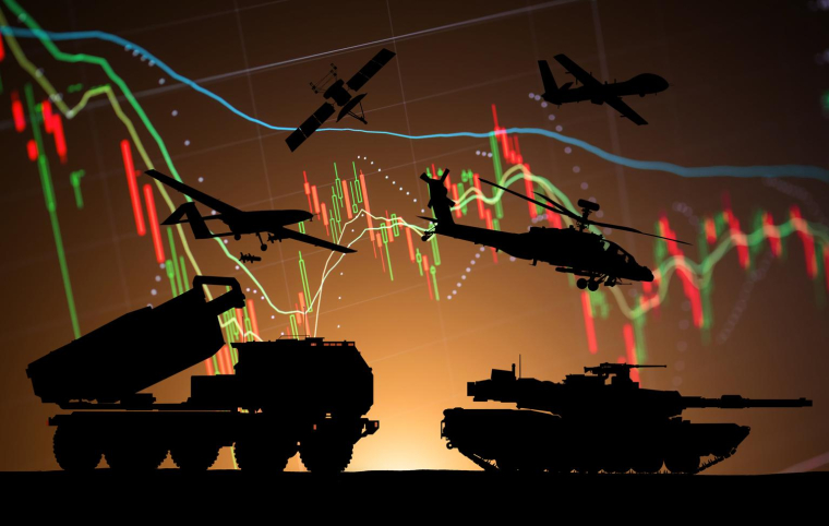 Port&eacute; par le r&eacute;armement europ&eacute;en et les tensions g&eacute;opolitiques, le secteur de la d&eacute;fense conserve un fort potentiel malgr&eacute; des valorisations exigeantes. ( cr&eacute;dit photo : Getty Images )