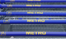 Les logos du détaillant allemand Metro