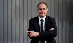 Le député européen français du parti d'extrême droite Rassemblement National Fabrice Leggeri, à Paris