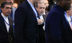Le chef de la diplomatie iranienne, Abbas Araghchi, arrive au siège des Nations Unies à New York, le 22 septembre 2026 ( AFP / CHARLY TRIBALLEAU )