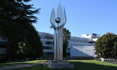 L'école d'ingénieurs  CentraleSupelec de l'Université Paris-Saclay, le 8 octobre 2021 à Gif-Sur-Yvette, en périphérie de Paris ( AFP / Anne-Christine POUJOULAT )